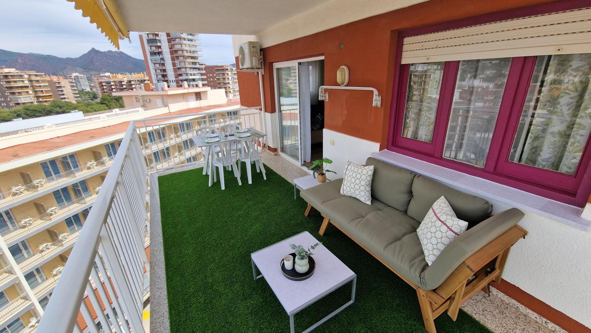 Appartamento Incredible Seafront With Sunrise And Sunset Views Benicàssim Esterno foto